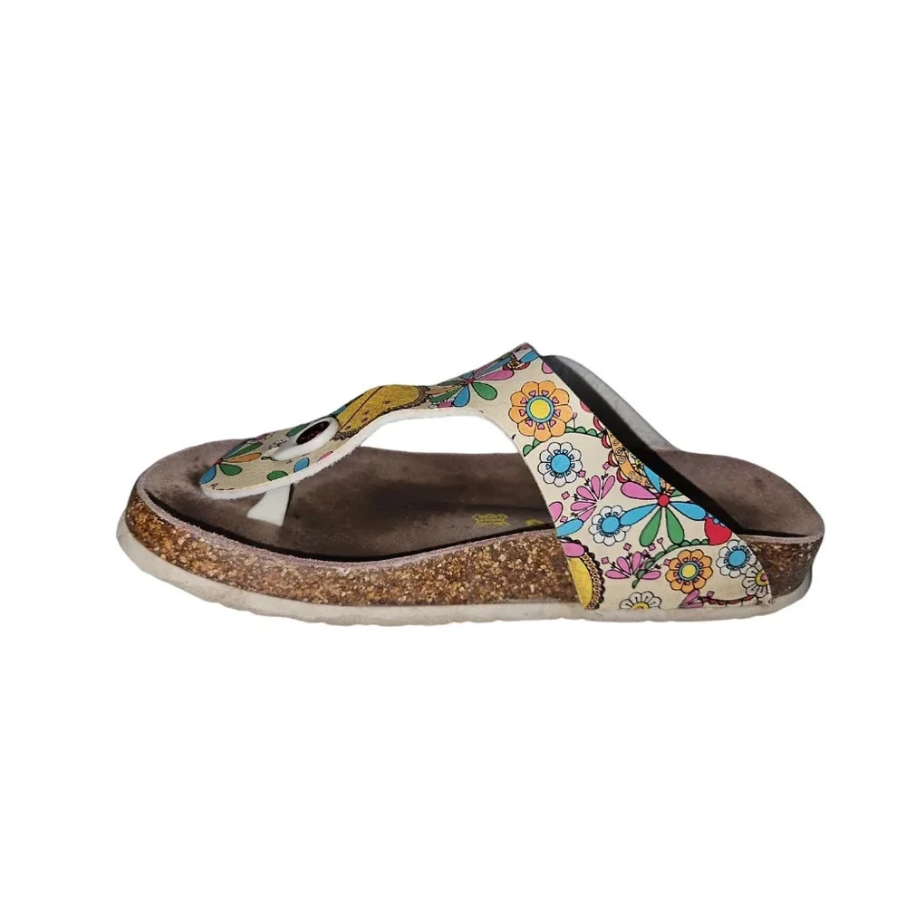 Hotwind Women's Floral Cork Sandal Size‎ 36